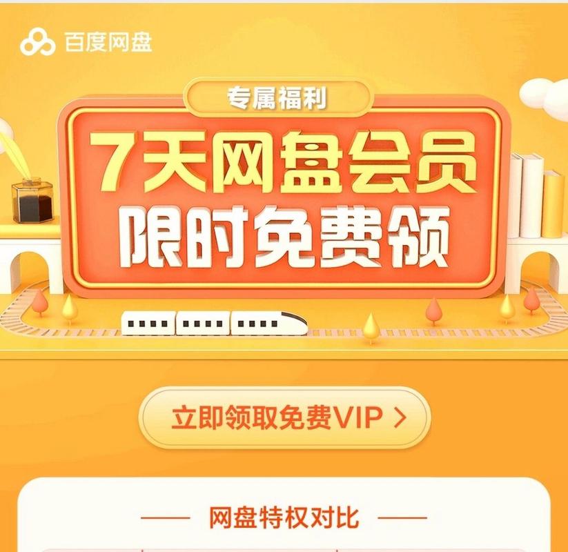 百度网盘vip免费领