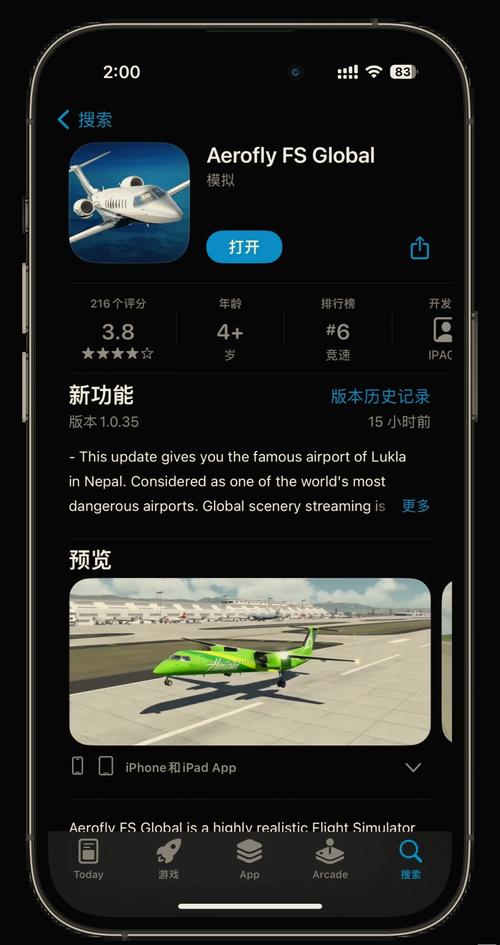 航空模拟器2020正版2G版汉化版