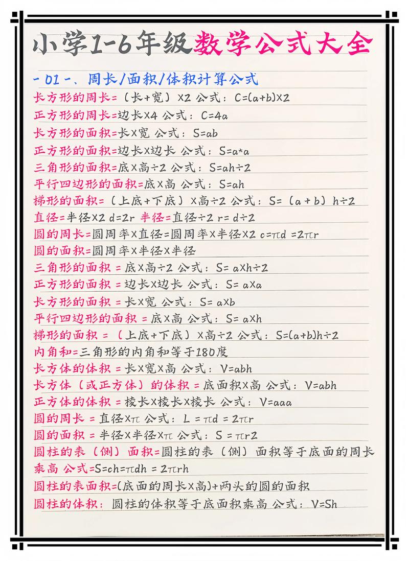 公式大全