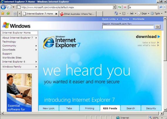 ie7浏览器官方下载