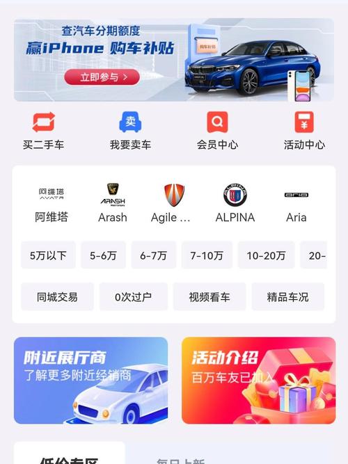 二手汽车交易平台APP