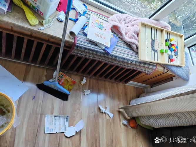 凌乱的娃娃屋清洁工