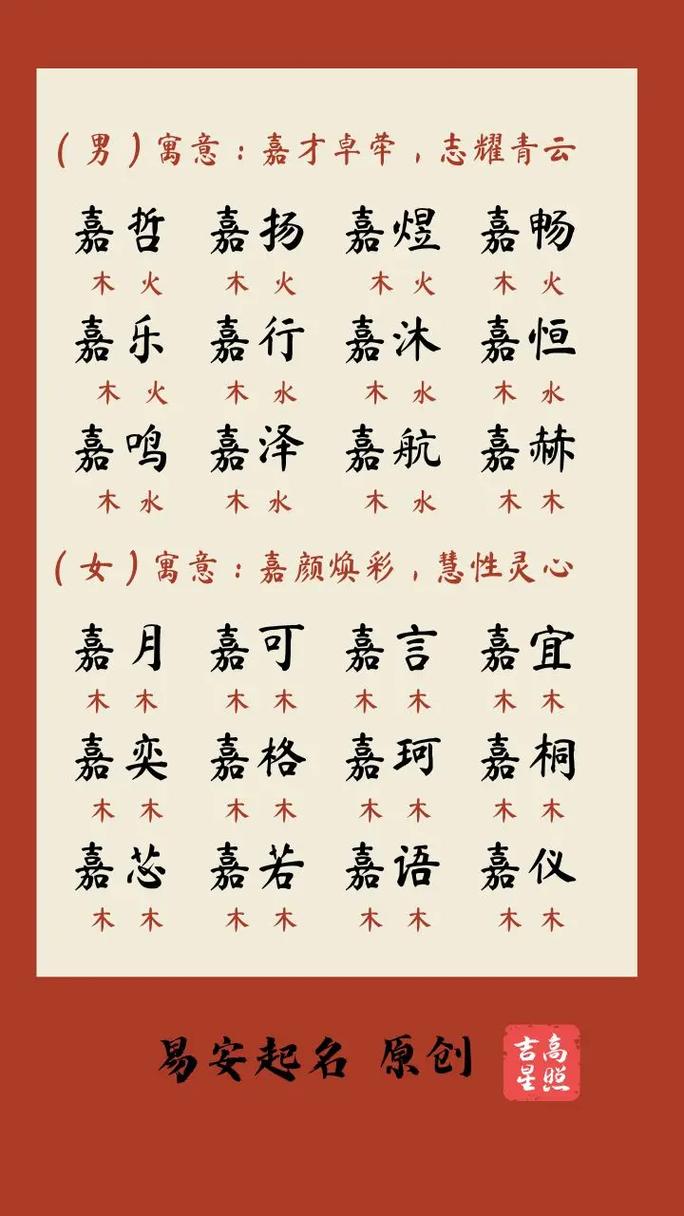 嘉铭起名