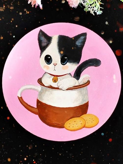 粉色绅士猫