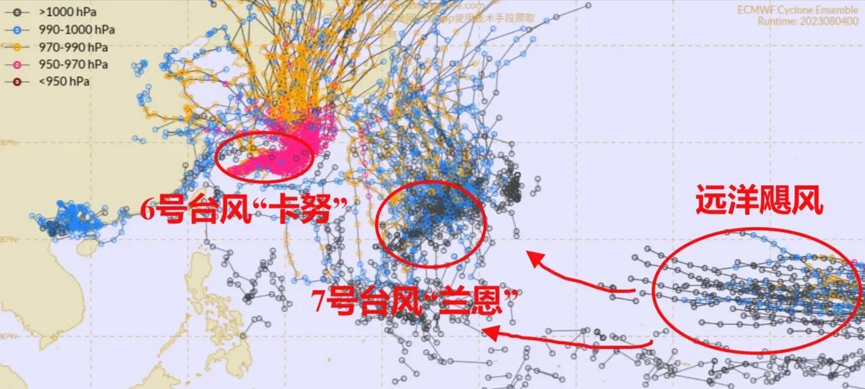 Ec未来台风集合预报