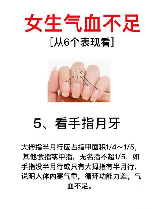手指上的月牙代表什么